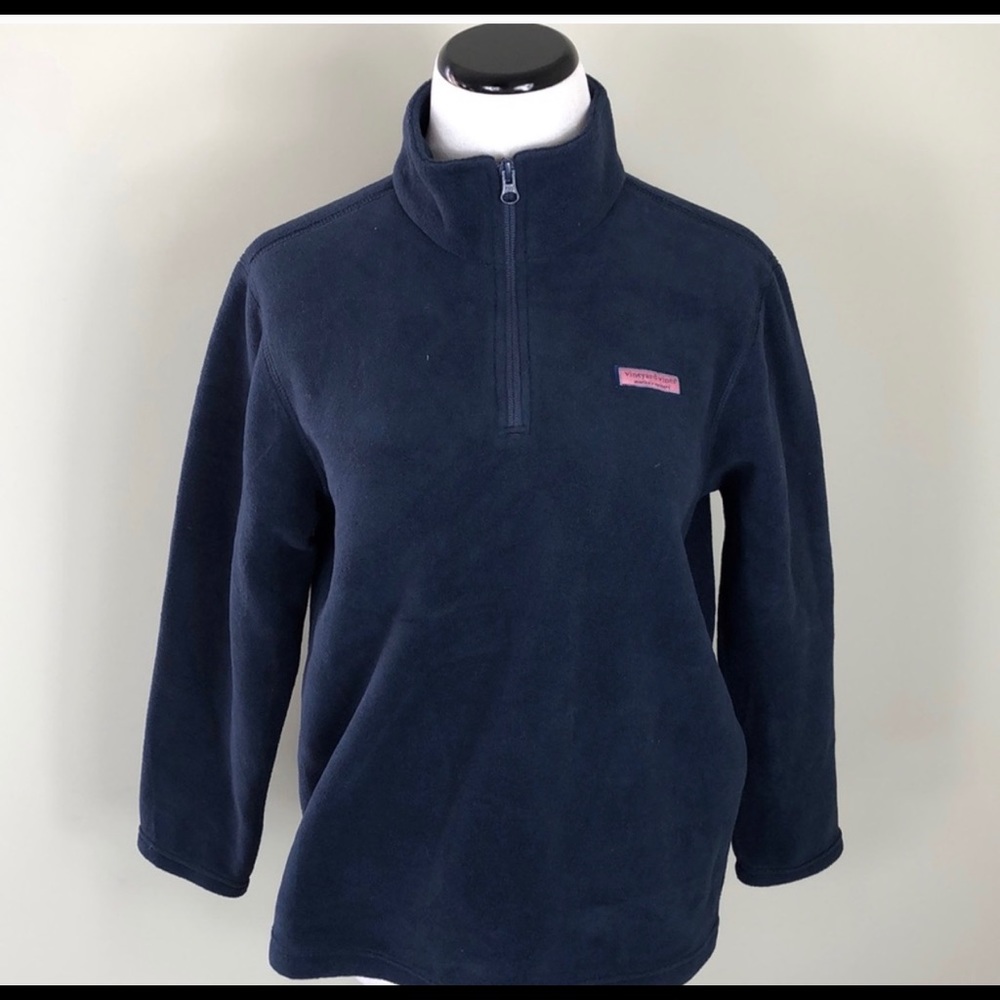 Boys quarter zip fuzzy fleece